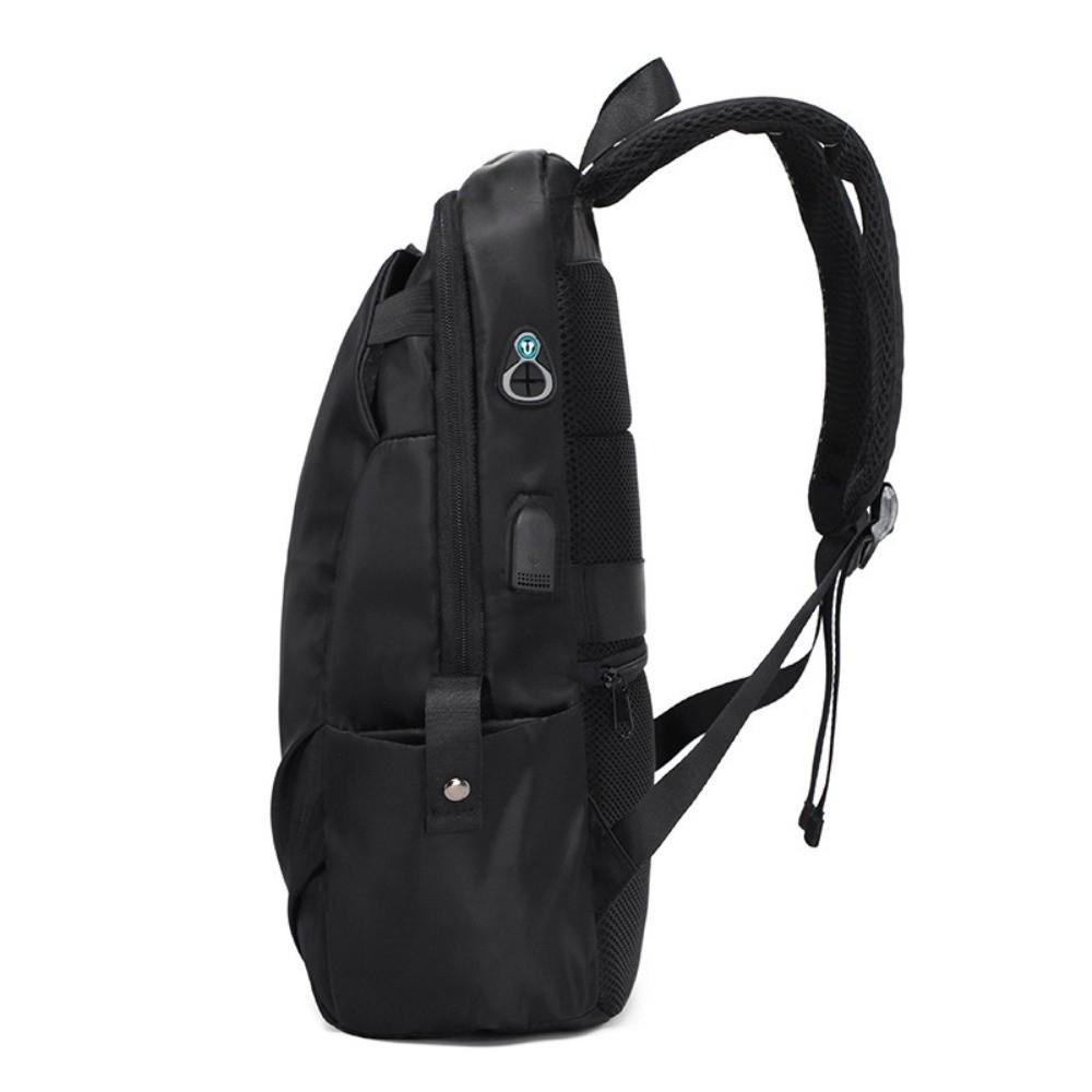 Large-capacity Casual Backpack Breathable Solid Color Backpack Men Backpack  Travel