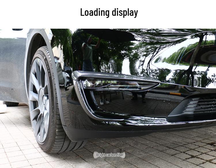 Tesla Model Y Fog Light Eyebrow Wind Deflector Trim