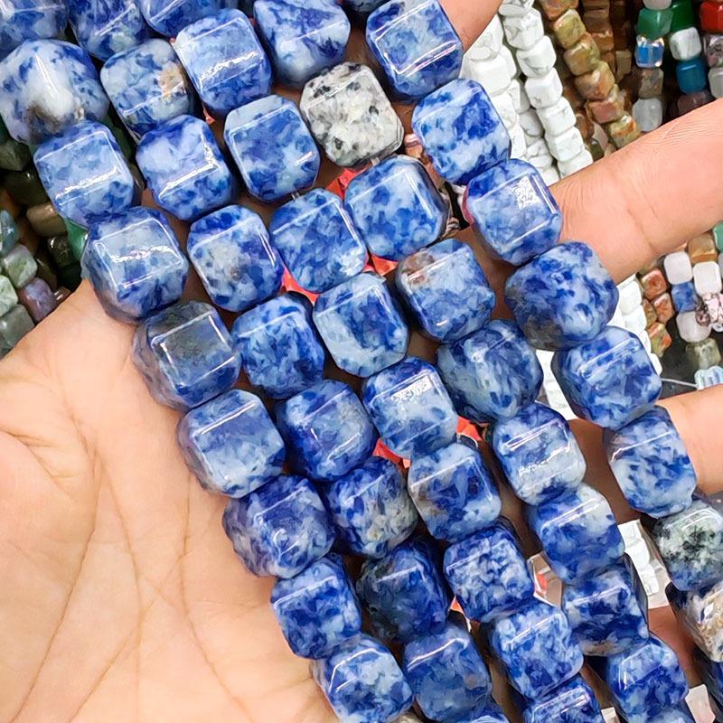 10x12mm Natural Red Agate Beveled Square Beads for DIY Bracelets and Necklaces