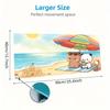Bubu Y Dudu Color Mouse Pad Large Gaming Table Cushion Non-slip Laptop Tablet Big Mousepad XXL Mat Mini PC Playmat With Lock Edge
