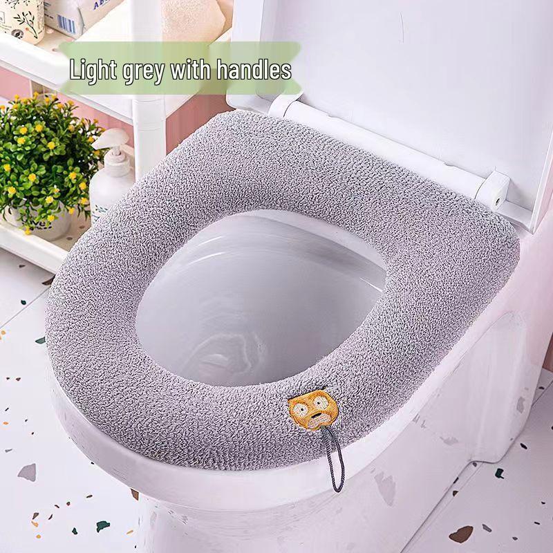 PuLian Knitted Universal Toilet Seat Cushion