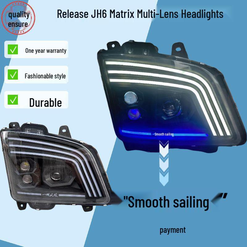 Jiefang JH6 Laser Headlight Assembly: Super Bright Lens for Modification Blue (Smooth Sailing) Laser Left
