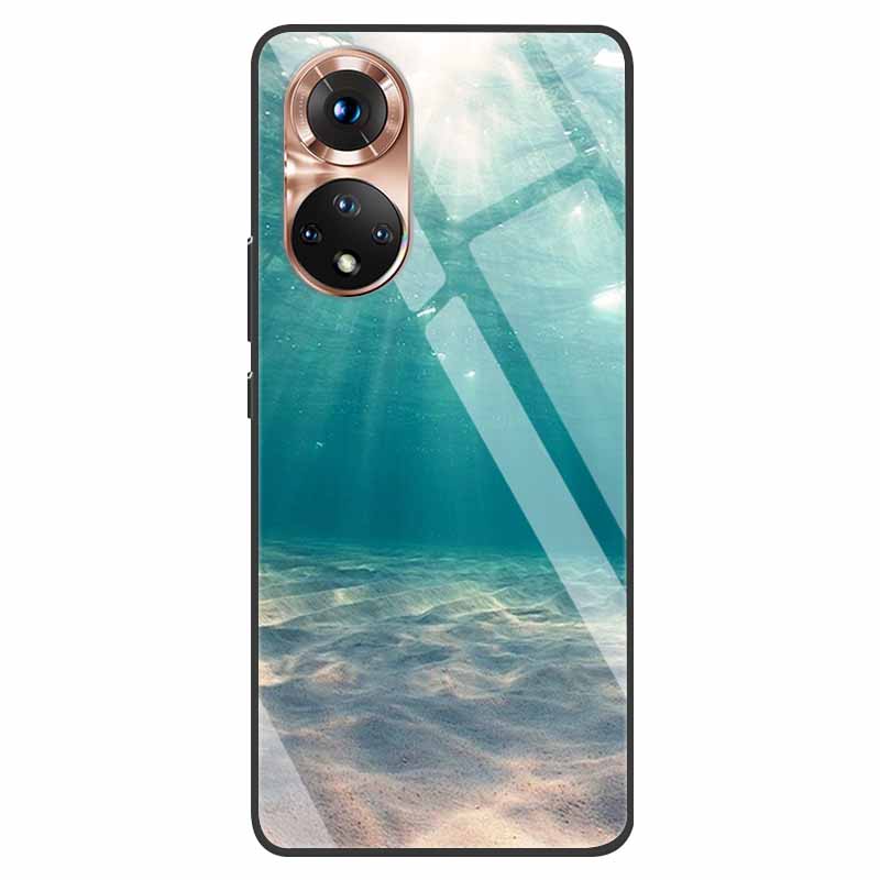 Luxury Case for Huawei Honor 50 Cover Tempered Glass Cover for Huawei Honor 50 Phone Case Honor50 6.57" Coque Bag Fashion Bumper