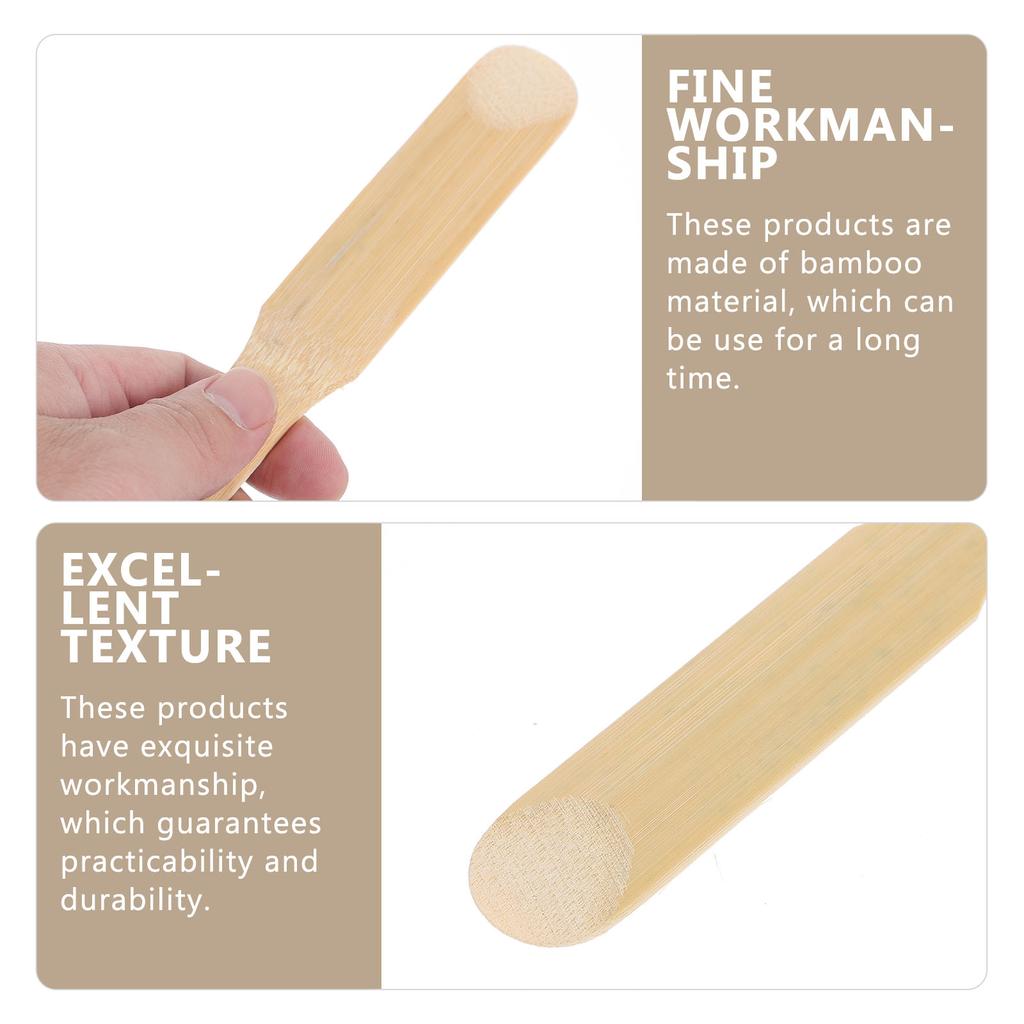 6 Stück Mischlöffel Küchenhelfer Knödel Fülllöffel Füllungen Wonton Butterstreicher Bambus