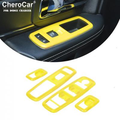 Fensterheber Schalter Knopf Panel Verkleidung Abdeckung Für Dodge Ram 1500 2010-2017 Gelb