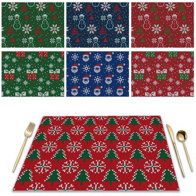 New Decorative Christmas Snowflake Table Mats – Festive Winter Design for European and American Parties