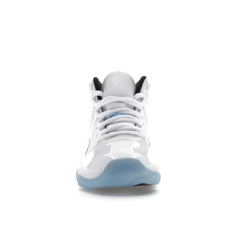 Air Jordan 11 Retro GS Legend Blue / Columbia 2024 Kids Sneakers White Black 378038-104