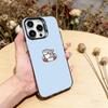 Shark Cute Phone Case For iPhone 17,16,15,14,13,12,11 Plus,Pro Max,XS,Colorful Silver Phone case Funda Cover