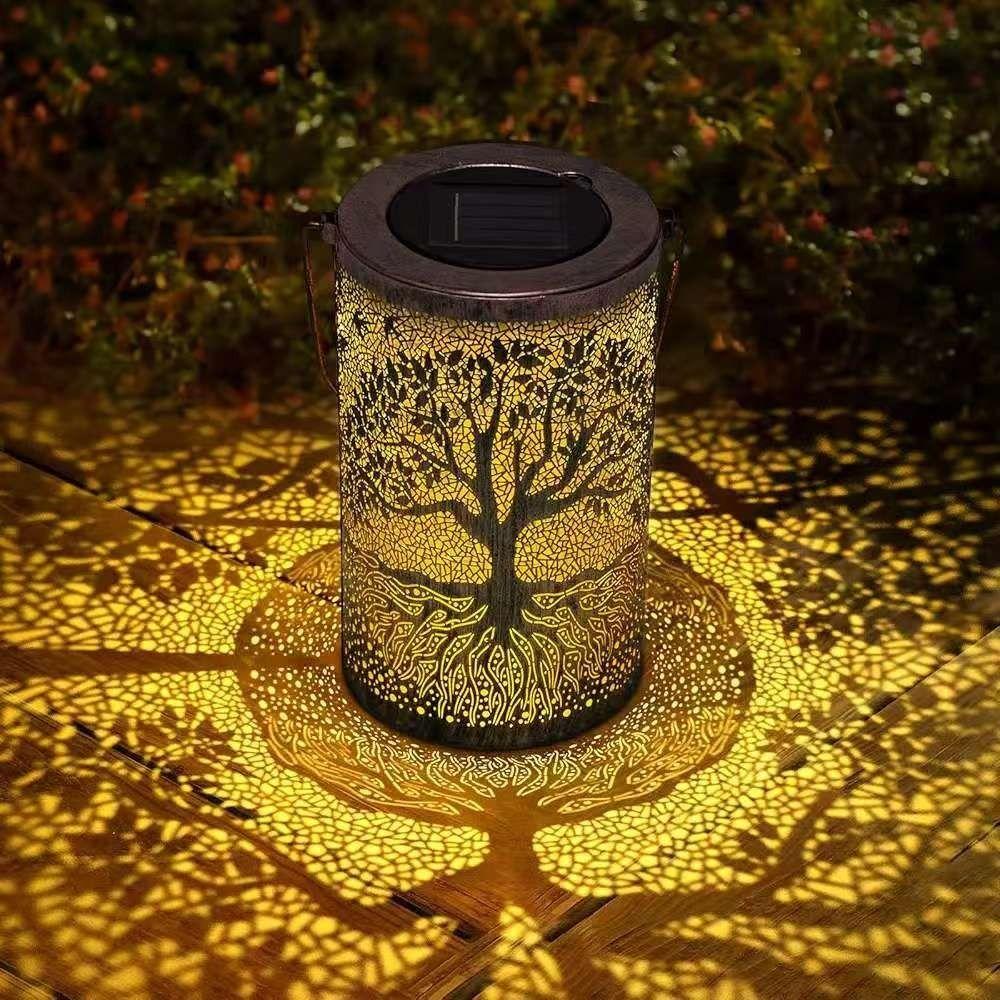 Portable LED Solar Night Light Solar Powered Solar Wind Chime Lamp for Garden Patio