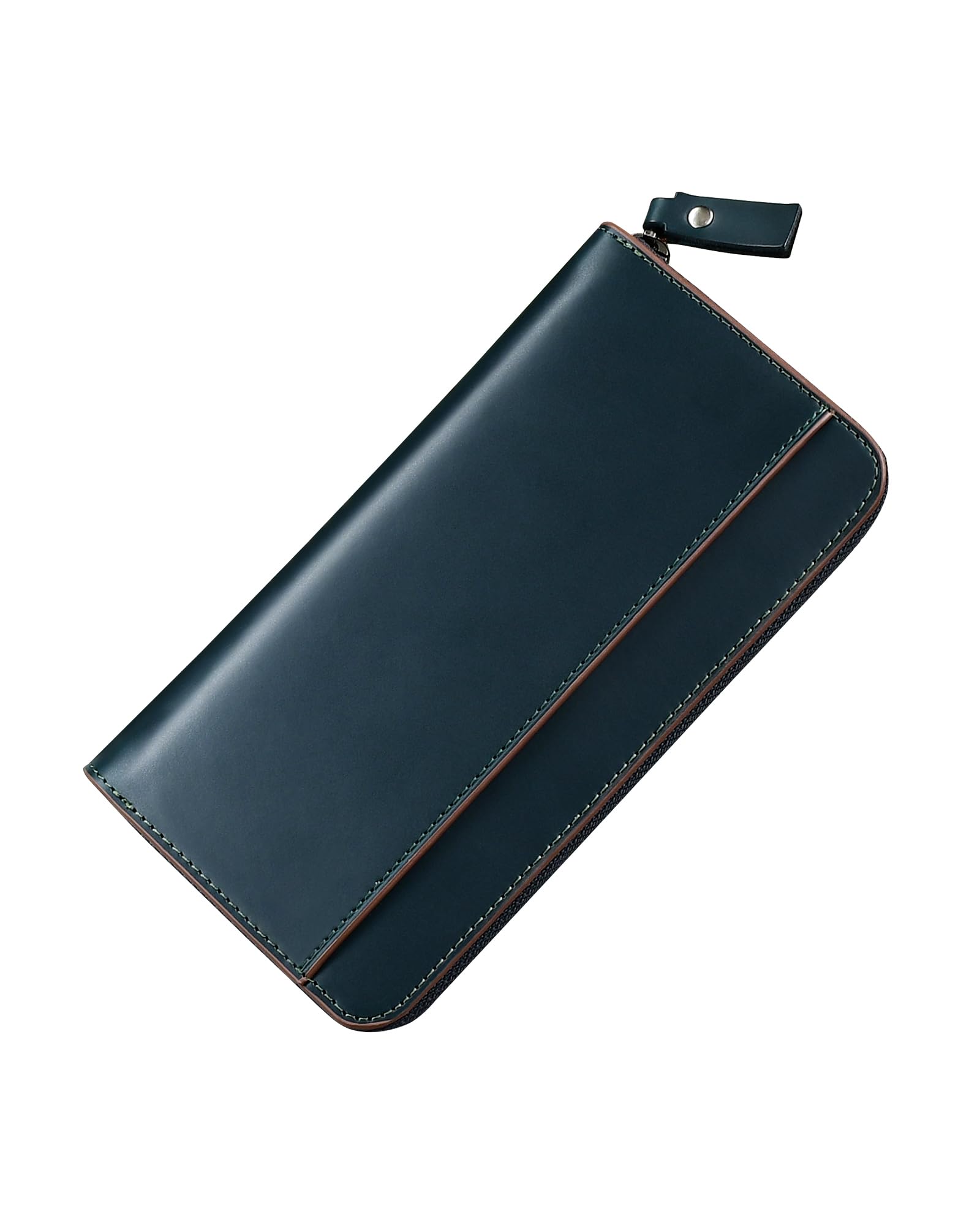 

Erisea Длинный Натуральный Большой YKK Монетник Вертикальный Для Карт Сделан из Топовой Кожи Сплошная Воловья Кожа Длинный Популярный Подарок Мужской Кошелек, Кожа, Вместимость, синий