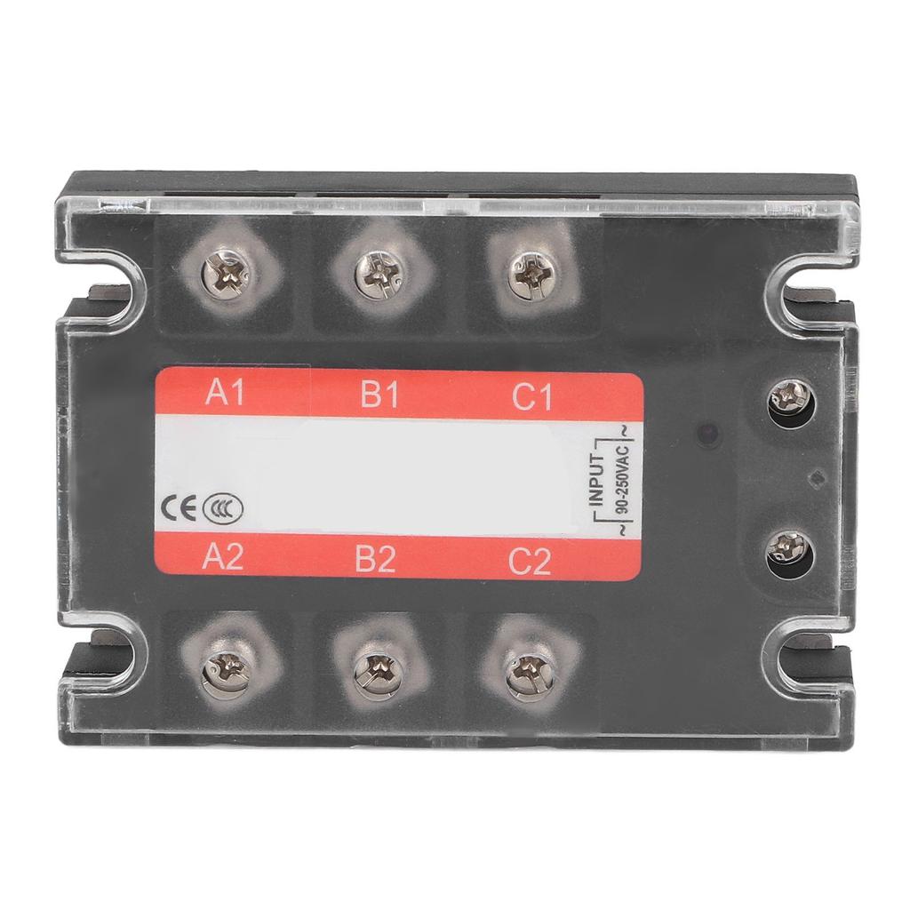 3 Phase SSR Regulator Solid State Relay Industrial Systems 25A AC to AC 480V for CNC Machine Tools