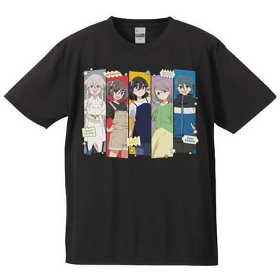 TV Anime "mono" T-shirt: Satsuki, Ann, Sakurako, Haruno & Taisho, Hanako (XL Size)