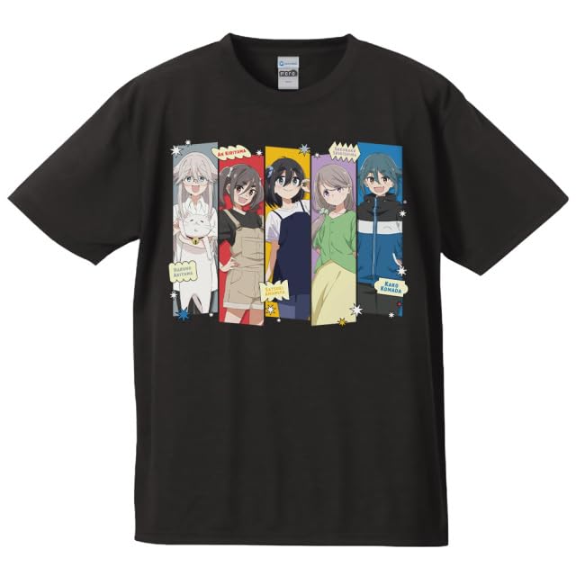 TV anime  mono  T-shirt: Satsuki, Ann, Sakurako, Haruno & Taisho, Hanako (XL size)