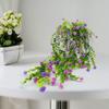 2Pcs Artificial Hanging Flowers,UV-Resistant Fake Hanging Plants Flower Bouquet Hanging Vine Plants Drooping Plants