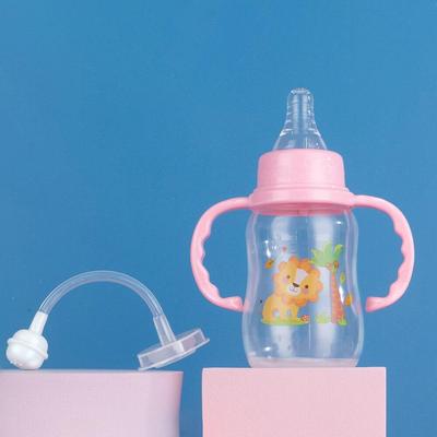 Mini Biberón Portátil para Bebé Libre de BPA Seguro para Bebés Recién Nacidos Niños Alimentador de Cuidado de Lactancia Botella de Agua para Leche Jugo de Frutas