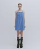 MAIS Mini Check Halterneck Dress / Blue