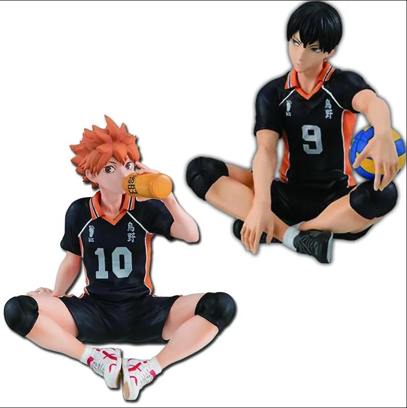 Yiran Toy 1 12Cm Anime Haikyuu Figure Shoyo Hinata Model Plaything Kozume Kenma Action Model Noodle Stopper Tobio Kageyama Collection Toy Boxed