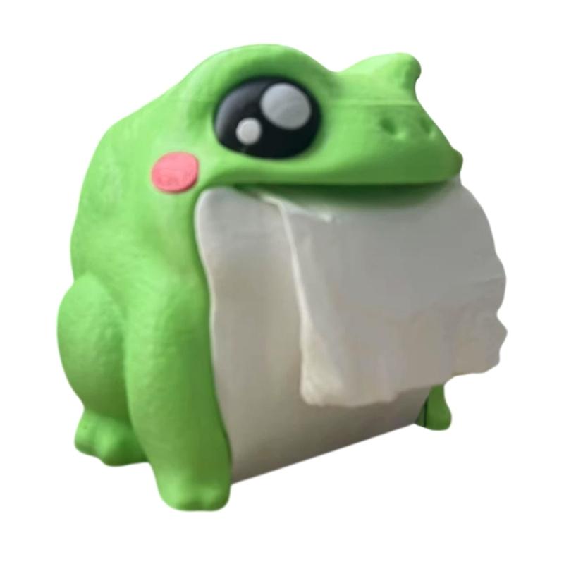 Unique 3D Printed Frogs Toilet Paper Holders Toilet Paper Dispense Plastic Rack Whimsical Bathroom decors for Frogs love