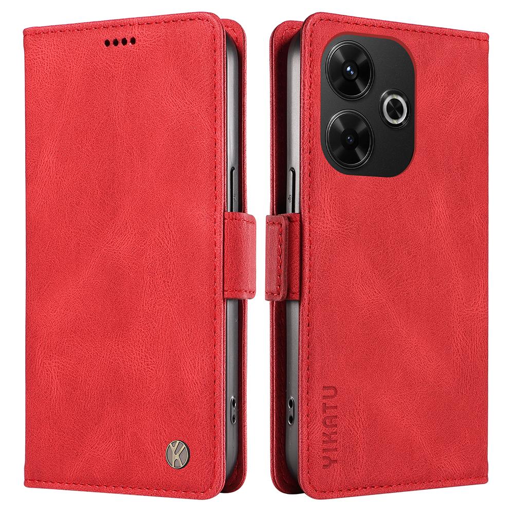 YIKATU YK-005 Für Xiaomi Redmi 13 5G/13 4G Hülle Ständer Brieftasche Handy Lederhülle