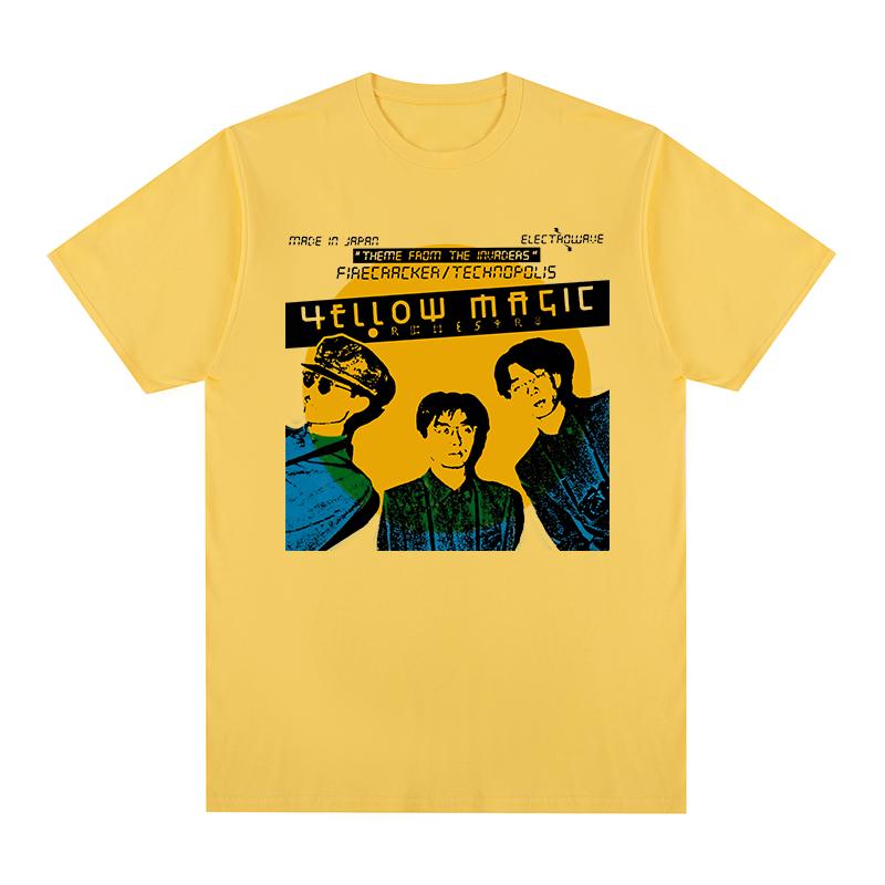 Yellow Magic Orchestra YMO Vintage Tshirt Ryuichi Sakamoto Classic Cotton Unisex T Shirt New TEE TSHIRT Women S Tops