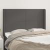 VidaXL Headboard with Ears Grey 147x16x118-128 Cm Faux Leather3119394