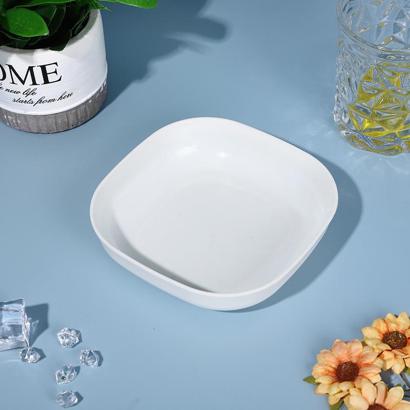 Reusable Lightweight Dinner Plate Multipurpose Fruit Snack Plate For Home Kitchen Picnic Easy To Clean