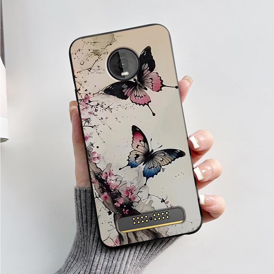 For Motorola Moto Z4 Z3 Play Case Cute Cartoon Soft Silicone TPU Cover Phone Case For Moto Z3 Z4 Play MotoZ4 Z4Play Z3Play Funda