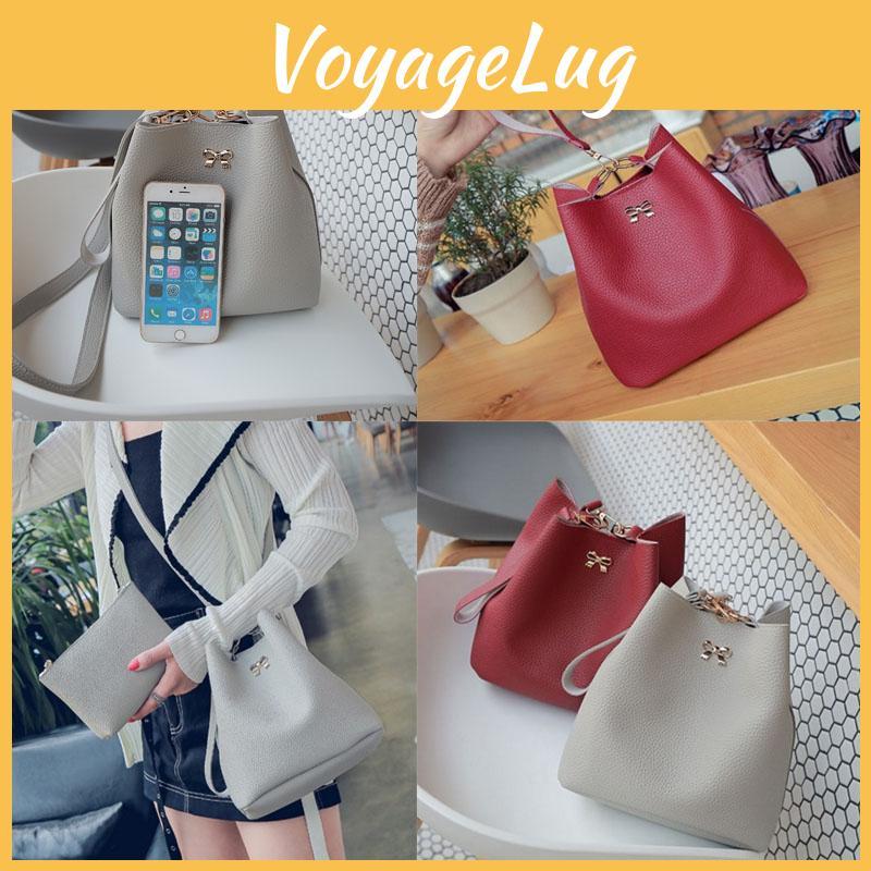 Premium Quality New Fashion Bucket Bag For Women In Elegant Pure Color Design