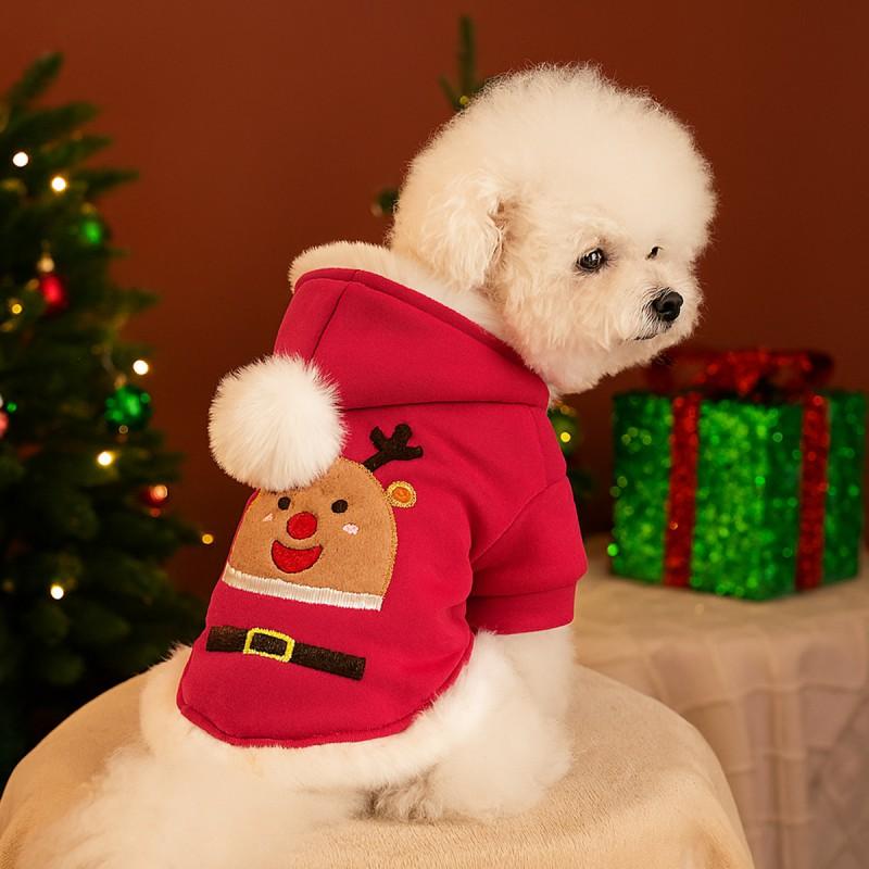 PETCIRCLE Christmas Pet Clothes Dog Cat Festive Apparel Holiday Outfit