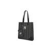 New MLB Monogram Collection Polyester Combo Bag Tote Bag Shopping Bag Shoulder Bag Handbag Large Size Unisex Black 3AORL031N-50BKS