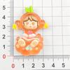 Luminous DIY Resin Accessories for Girls: Fruit-Themed Handbag Charms, Phone Case Decorations, Shoe Buckles, and Refrigerator Magnets.