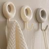 4 STuks Haken Zelfklevend Geen Boor Haken Sterke Kleefkracht Ophang Organizer voor Badkamer Keuken Handdoek Jas