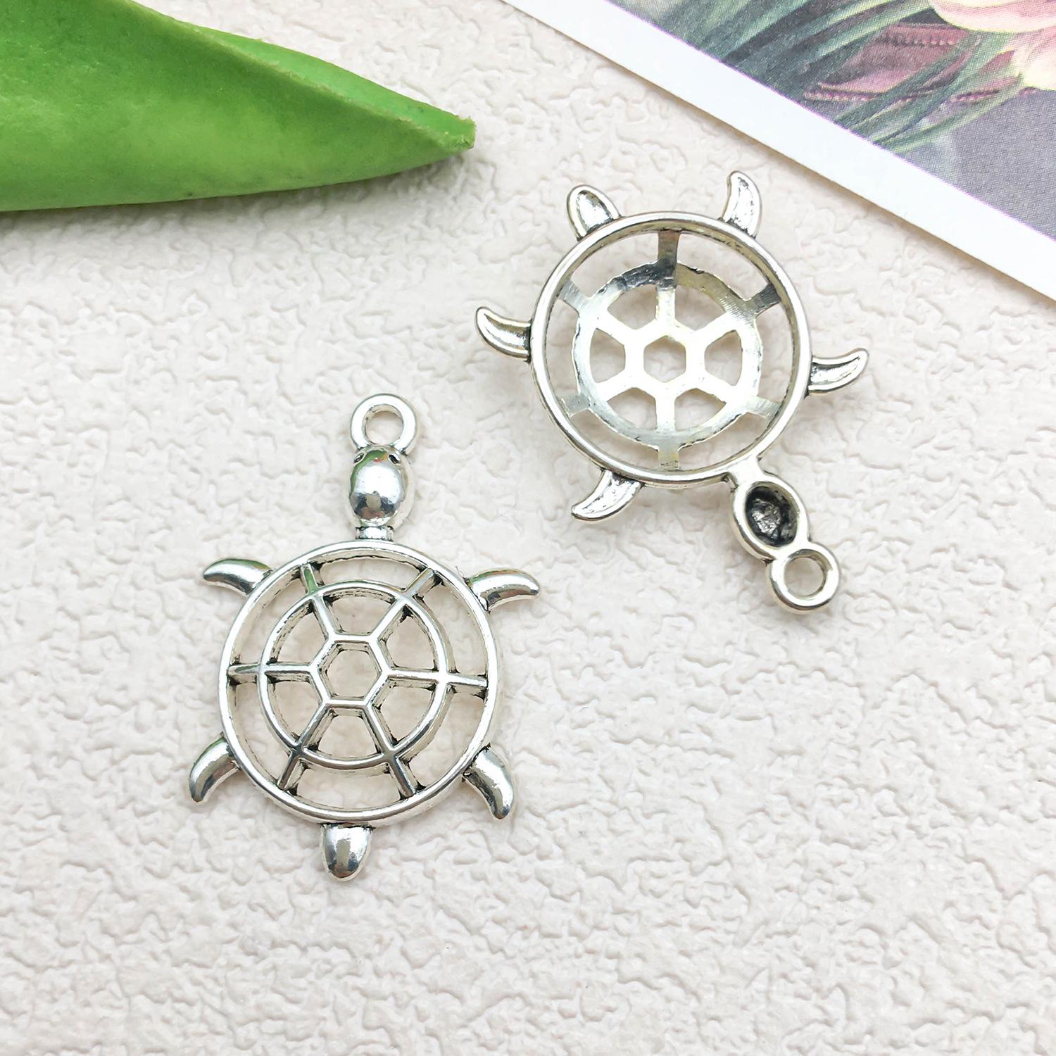 

Підвіска Морська Черепаха для прикрас DIY - Маленький шарм Морська Черепаха для браслетів та намист, Декоративні матеріали для подарунків.