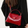 Luxury Leather Women's Bag Europe and America Casual Fashion Solid Color Shoulder Bag Zipper Dinner Hand