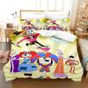 3D Print Cartoon Amazing Digital Circus Bedding Set Boys Girls Twin Queen King Size Duvet Cover Pillowcase Bed Boys Adult