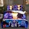 Naruto Bedding Suit Quilt Cover 3D Printed Bedroom Bed Cover Bedclothes 2/3pcs Anime Cartoon Room Decoration Xmas Gift