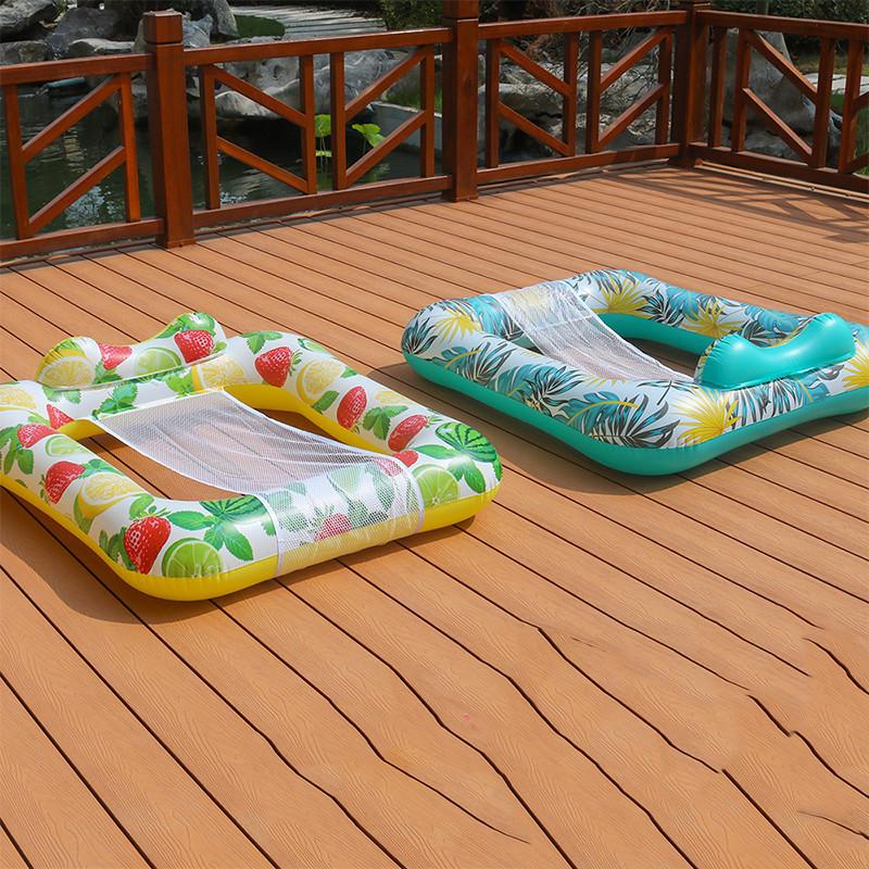 Adult Inflatable Water Thickened Mesh Floating Swimming Circle Water Toy