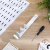 Heavy Duty Iron Hole Board Racks Metal Enamel Coated Fixing Stands Adjustable Punch Free Design for Home Bathroom Desktop