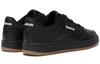 Reebok COURT 1000 Abrasion Resistant Low top Skateboard Shoes Unisex Black Warrior 24FRC907U2GH0