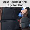 Waterproof Car Back Seat Protective Cover PU Leather Backrest Anti-kick Mat  Interior Accessories