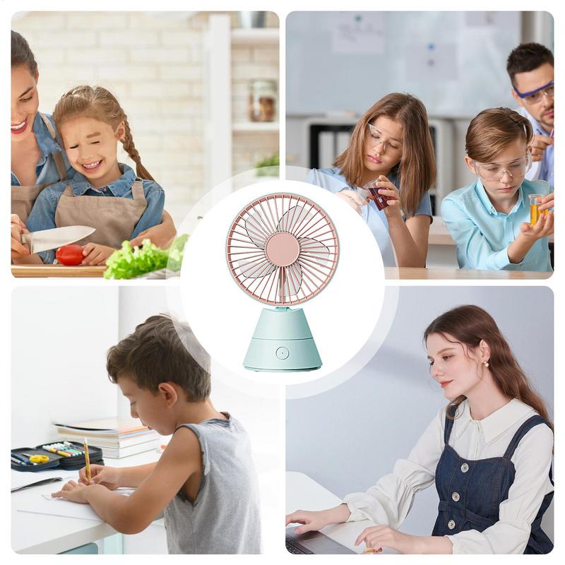 Personal Desk Fan 3 Speeds Personal Cooling Fan Lightweight Multifunctional Hot Weather Must Have For Picnic Table Bedside
