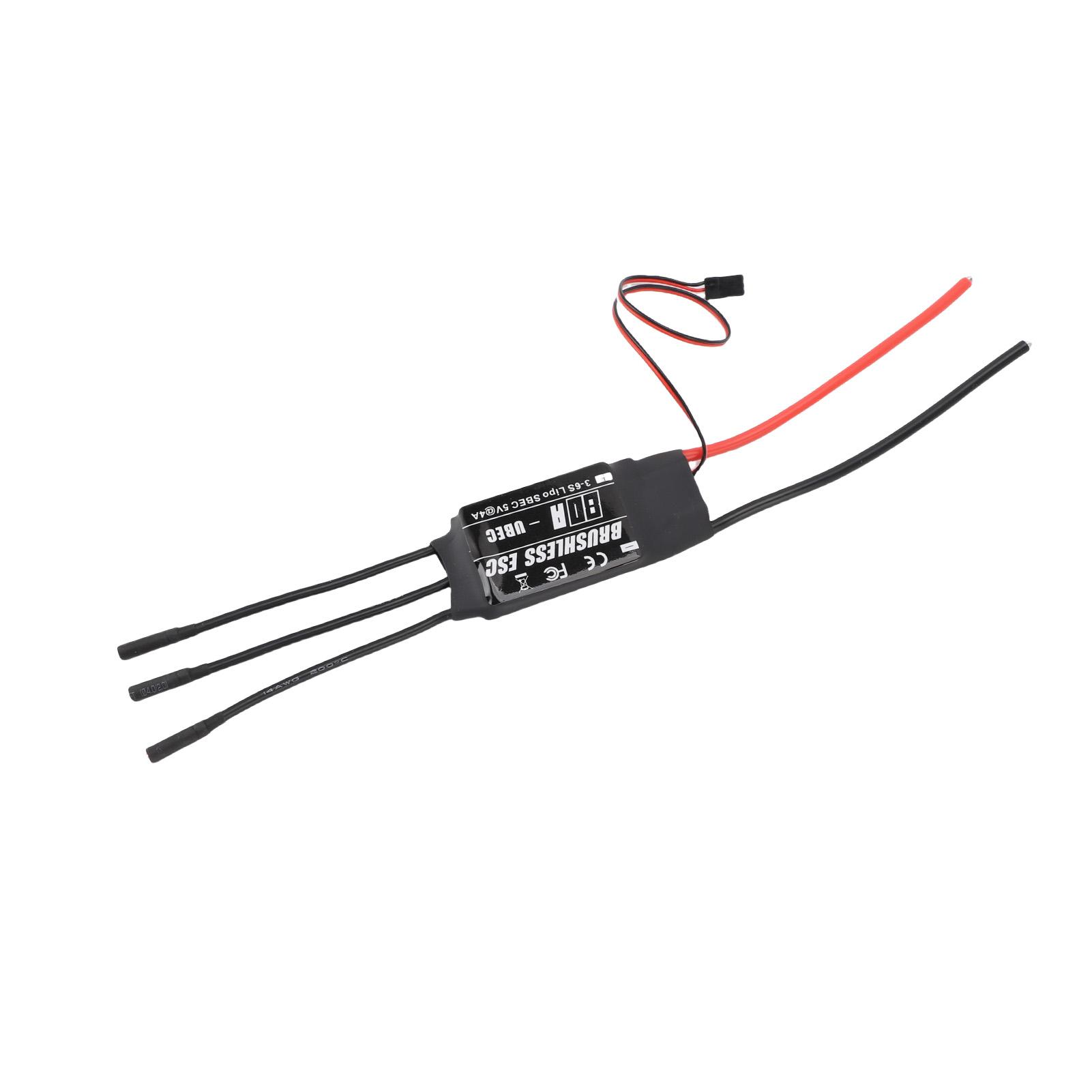 

Brushless ESC 80A RC Airplane Helicopter Drone Motor Electric Speed Controller to Banana Female