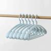 5PCS Impregnated Semi-round Coat Hanger Seamless Storage Thick Clothes Brace Non-slip Stainless Steel Clothes Hanging Adult
