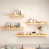 Decorative Wooden Floating Shelf Minimalist Style Bookshelf Organizer  Kitchen