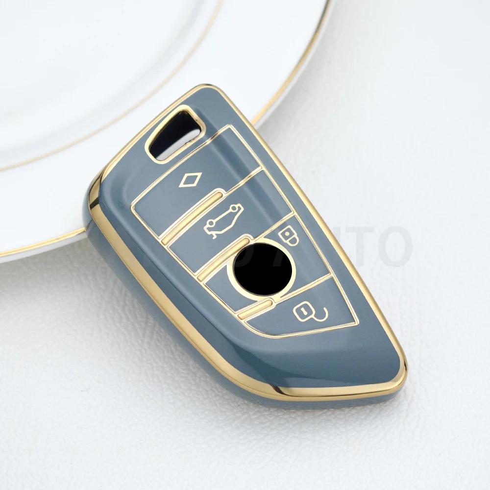 Car Key Case Cover For Bmw F20 G20 G30 X1 X3 X4 X5 X6 X7 G11 F15 F16 G01 G02 F48 Bag Accessories Key Holder Shell Keychain Set