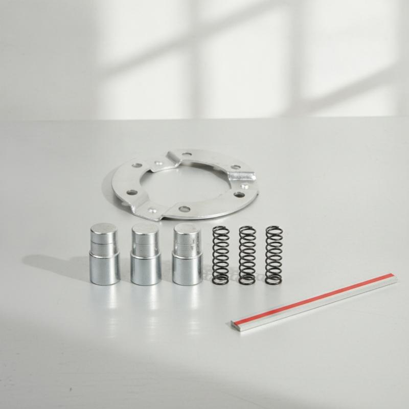 Retaining Plate with Spring Sliding Pin Metal Snowmobile Plate and Pin Kit for Mechanics, Workshop