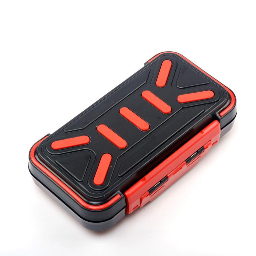 Tragbare Angelhaken-Aufbewahrungsbox Unabhängiger staubdichter Köder-Organizer Transportkoffer Behälter Outdoor-Ausrüstung