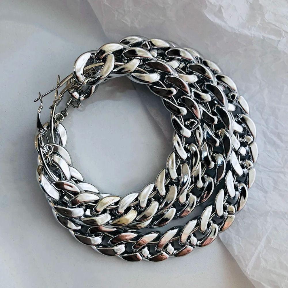 Oversized Loop Earrings Lifefontier Pendant Earrings New Accessories