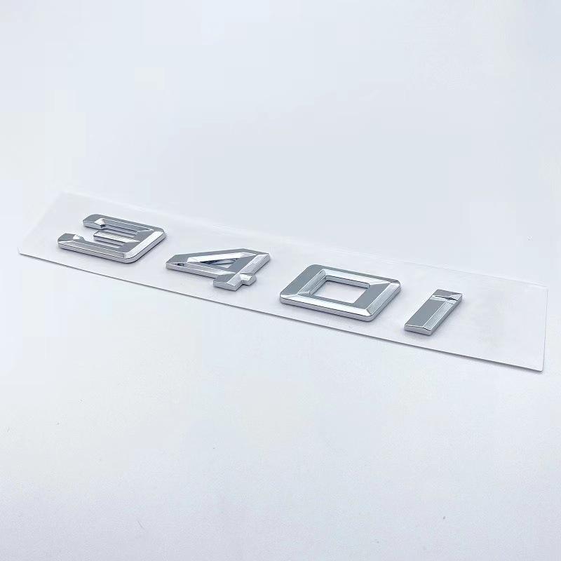 Yeni BMW 3 Serisi ile uyumludur: 350i, 340i, 330i, 325i, 320i Arka Logo Çıkartmaları.