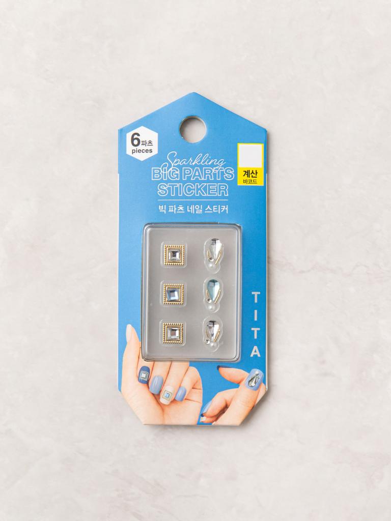Large Charm Nail Art Sticker Set (6 Packs)